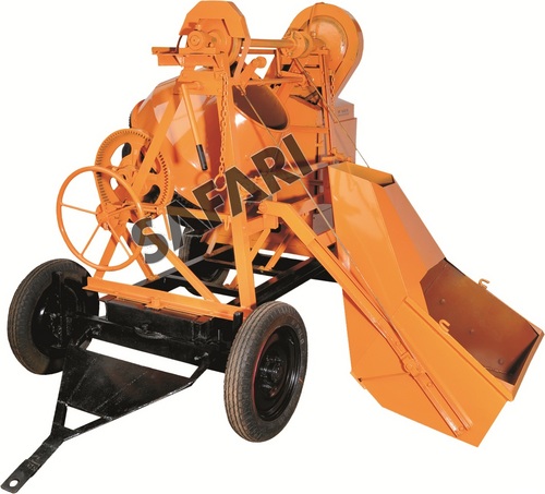 Cement Mixer - Heavy Duty CI Mixing Drum 10/7 cft | Energy Efficient, Low Maintenance, Easy Operation, Corrosion Resistant, Special Locking System