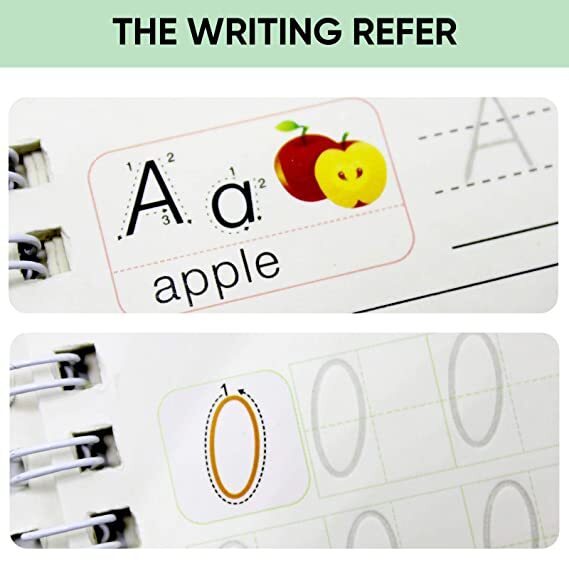 Magic Book - Thick Paper, 1 Silicone Pen Holder With 5 Refills | Engaging Exercises For Fine Motor Skills And Eye-hand Coordination