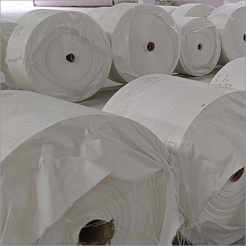 White PP Woven Fabric Roll - Durable Washable Material, Ideal for Commercial Use