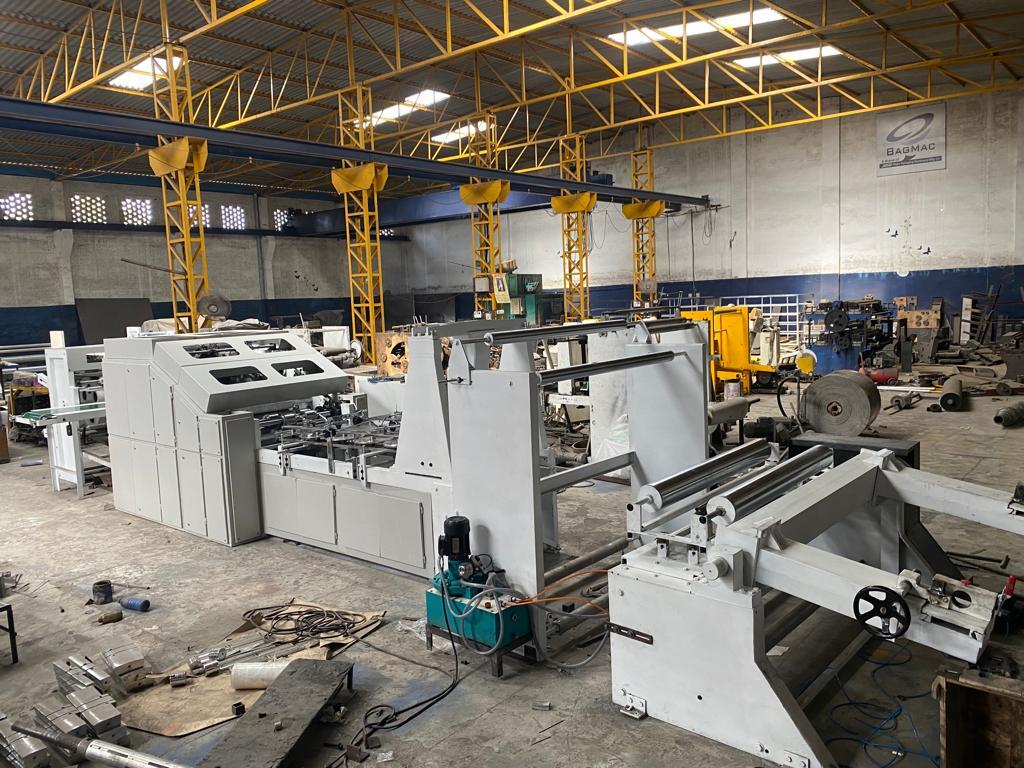 Automatic Square Bottom Paper Bag Making Machine - Paper, Width 200mm To 350mm, Length 440mm To 710mm | 150 Bags/min, Computerized Operation, 1-year Warranty