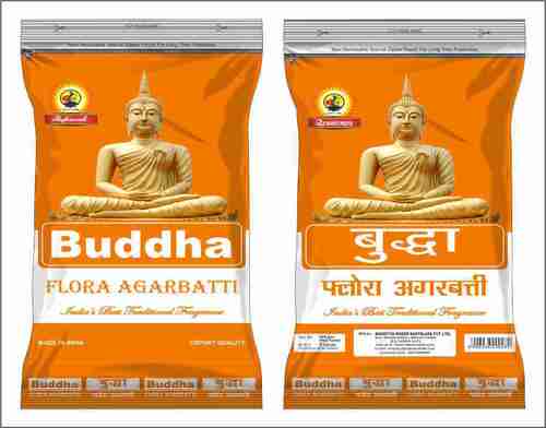 ब्लैक राजकमल बुद्धा फ्लोरा ऑरेंज अगरबत्ती