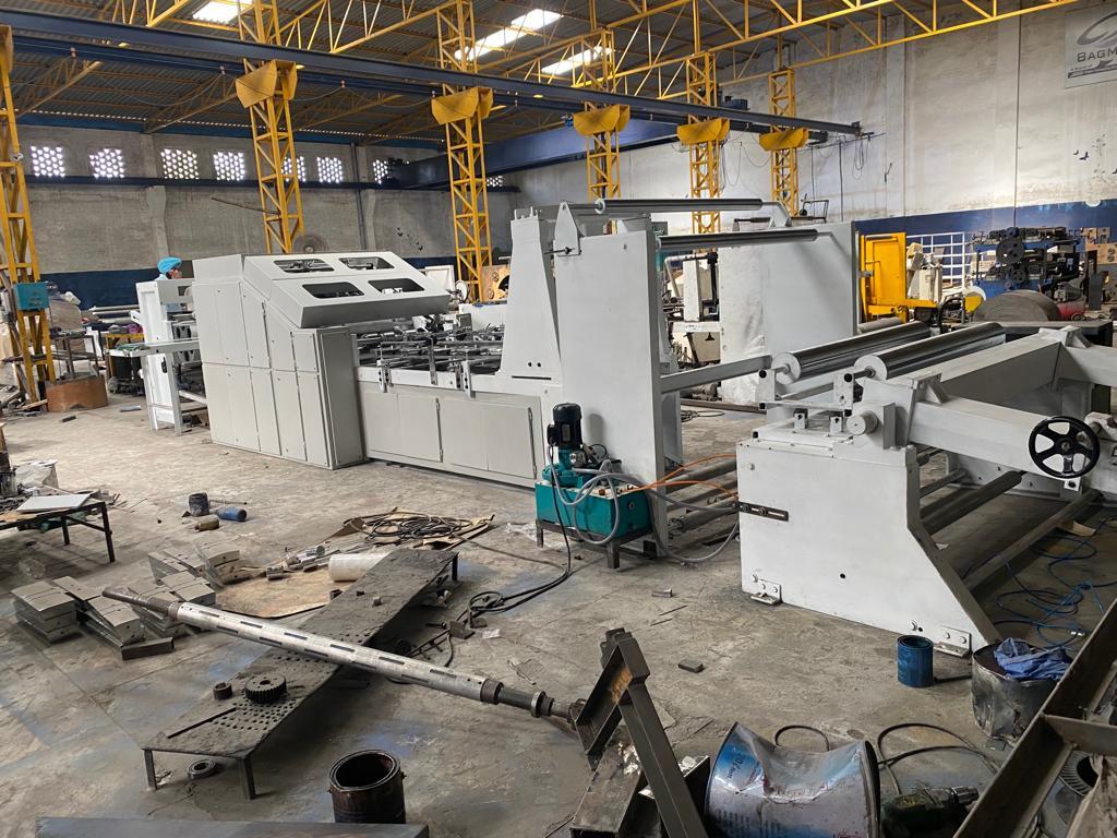 Bagmac Automatic Square Bottom Paper Bag Making Machine Bag Length: 440-710 Millimeter (Mm)