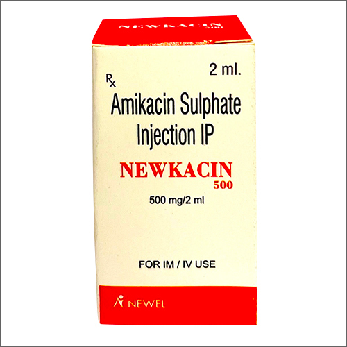 Liquid 500Mg-2Ml Amikacin Sulphate Injection Ip