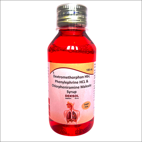 100Ml Dextromethorphanhbr Phenylephrine Hcl And Chlorpheniramine Maleate Syrup General Medicines