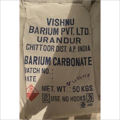 Barium Carbonate - Industrial Grade Powder | High Purity, Excellent Crystallinity, Low Moisture Absorption, High Melting Point, Ideal For Water Treatment And Electroplating