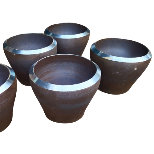 Industrial Concentric Reducer - Mild Steel, Reducing Shape, Silver Color | Galvanized Surface Treatment
