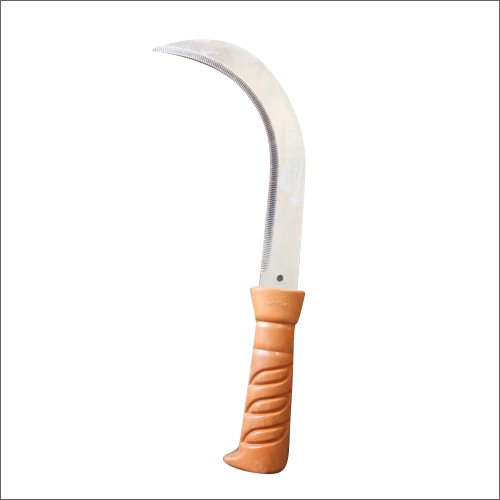 Grass Cutting Sickle - Plastic Material, Customized Size | Ptfe Coated Finish, Lightweight And Durable Design