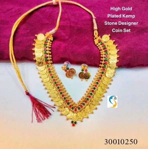 Elegant Gold Micro Plated Jewelry Set - Brass Material, Free Size | Contemporary Necklace And Earring Set For Parties, Weddings, And Anniversaries