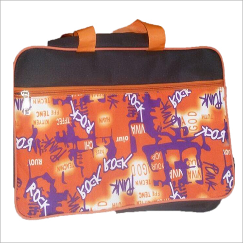 Side Travel Corporate Bag - 600*300 Denier Polyester PVC Coated, 18.5x11.25x8.5 Inches, Orange | Moisture Proof, Zipper Top, Customized Size and Color