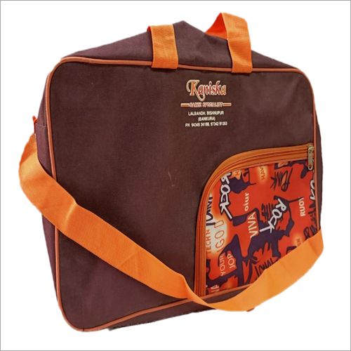 Side Travel Corporate Bag - Denier Polyester PVC Coated Fabrics, 18.5x11.25x8.5 Inches, Brown | Customized Size & Color, Zipper Top, Moisture Proof