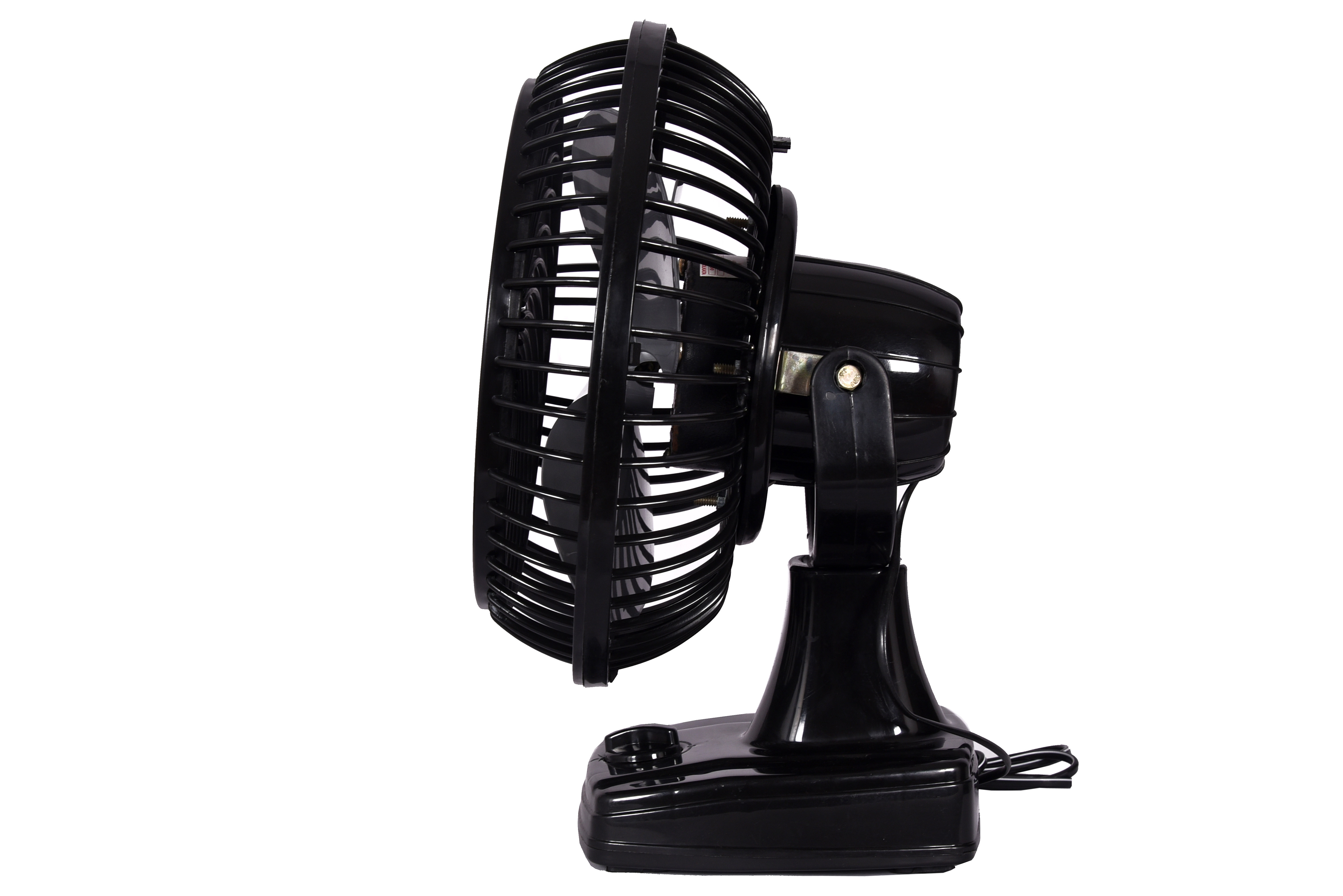 Black 6 Inch Table Fan