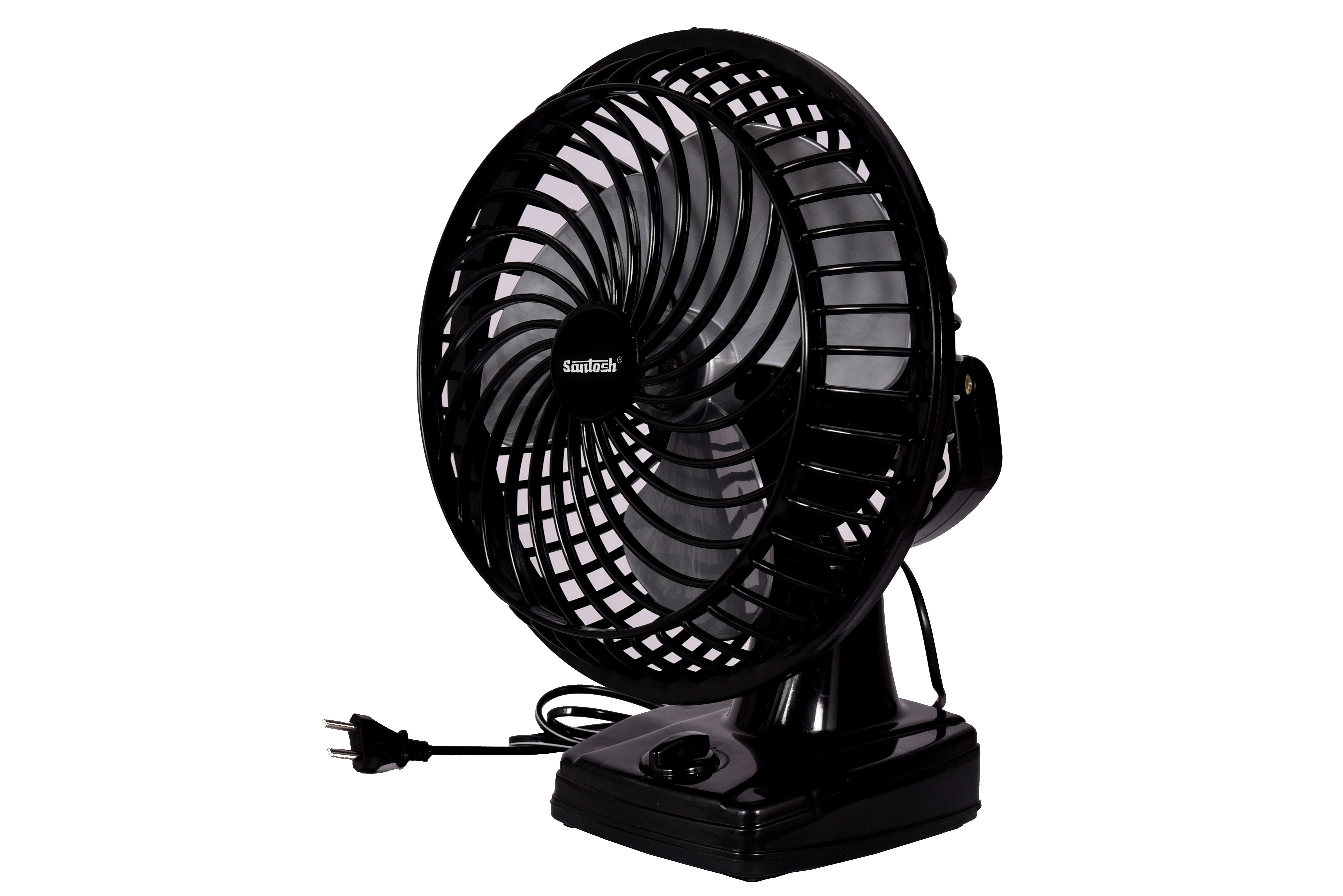 Black 6 Inch Table Fan