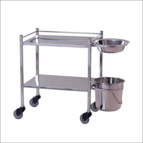 Hospital Dressing Trolley - Design: With Rails