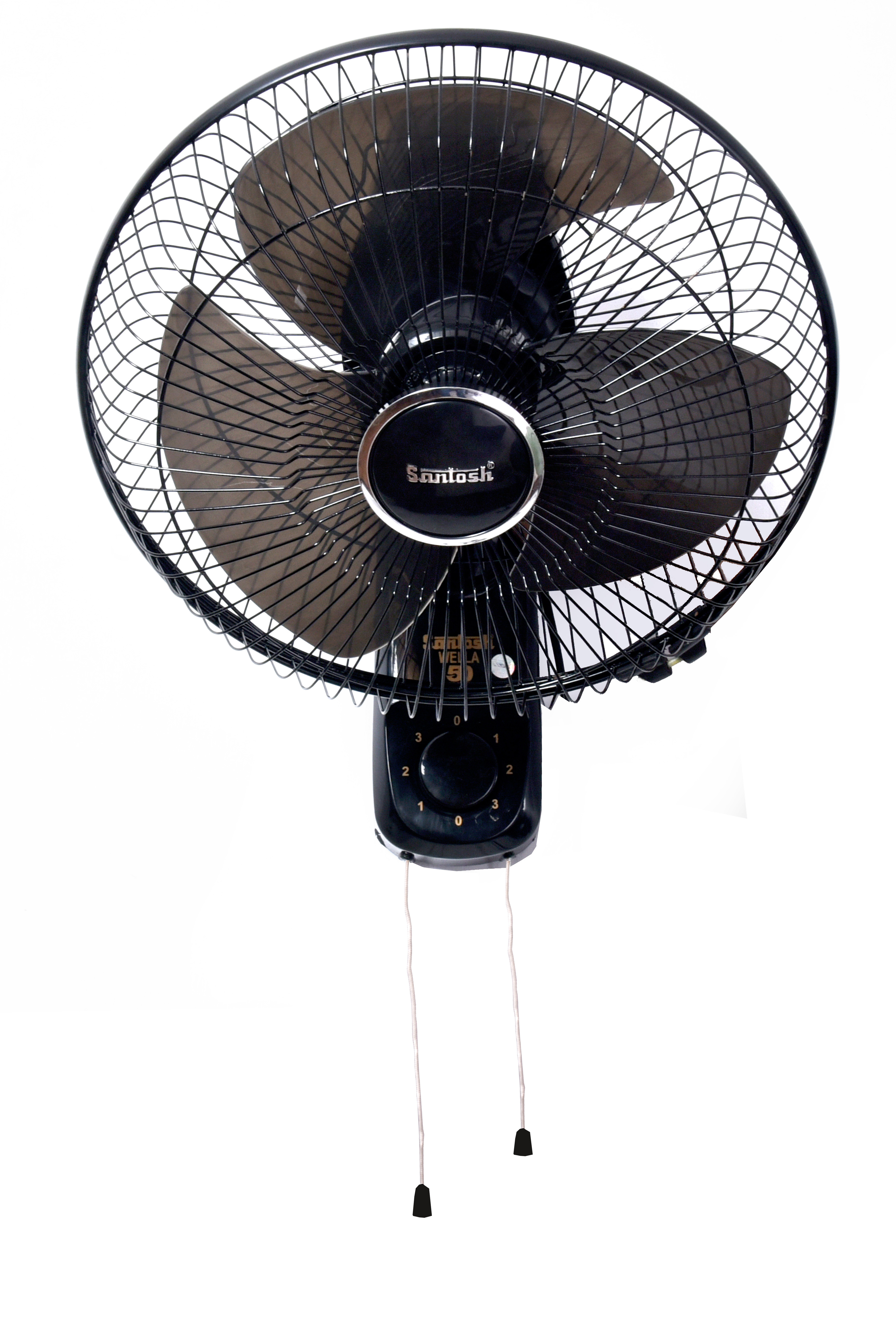 Orange 12 Inch Wall Fan