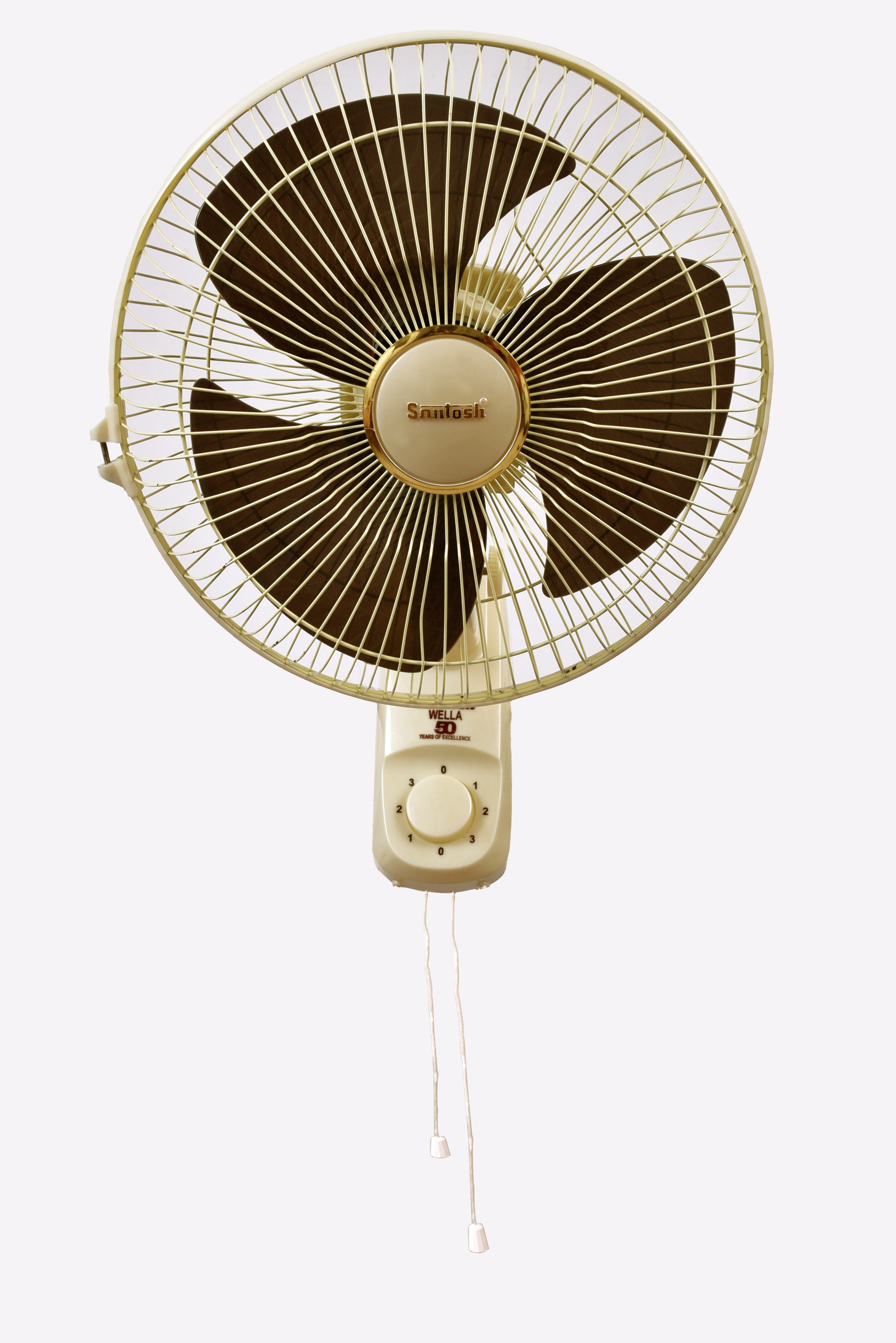 Orange 12 Inch Wall Fan