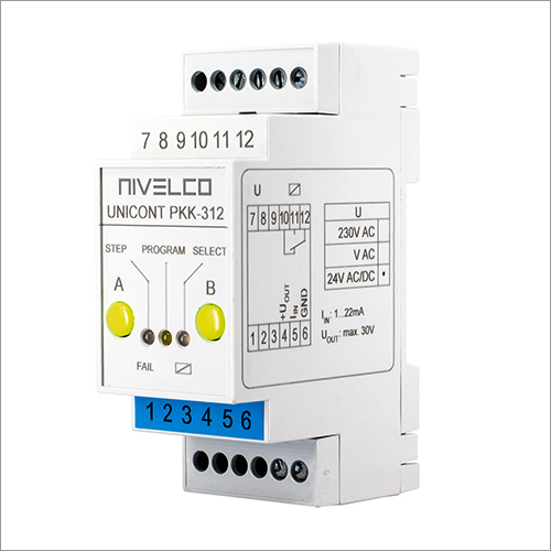 UNICONT PKK - 36 mm Din Rail Mounted, White | Power Supply & Switching Amplifier for 2-Wire and 4-Wire Transmitters