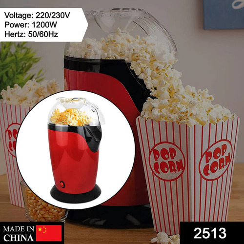 Multicolor Hot Air Popcorn  Popper Electric Machine Snack Maker