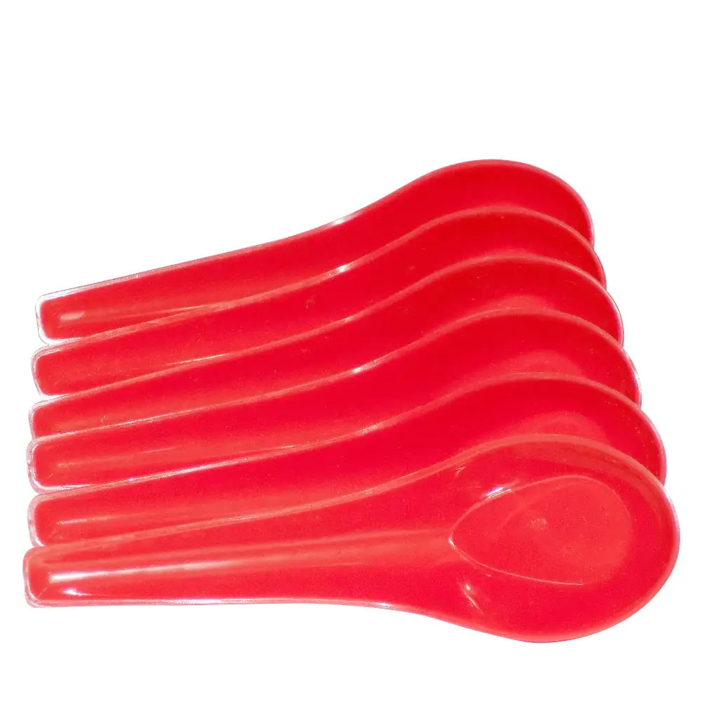 Dabster Soup Bowl Set - 18 Pcs, Bpa Free Food Safe Plastic, Microwave And Freezer Friendly, Reusable And Recyclable, Multicolor With Spoon And Saucer