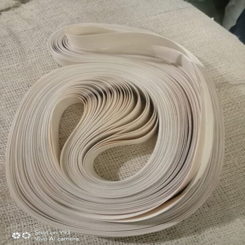 PTFE Sealing Machine Conveyor Belt - 40-100 mm Width, 2-5 mm Thickness, White Color | Heat Resistant, Long Lasting Life, Versatile Applications