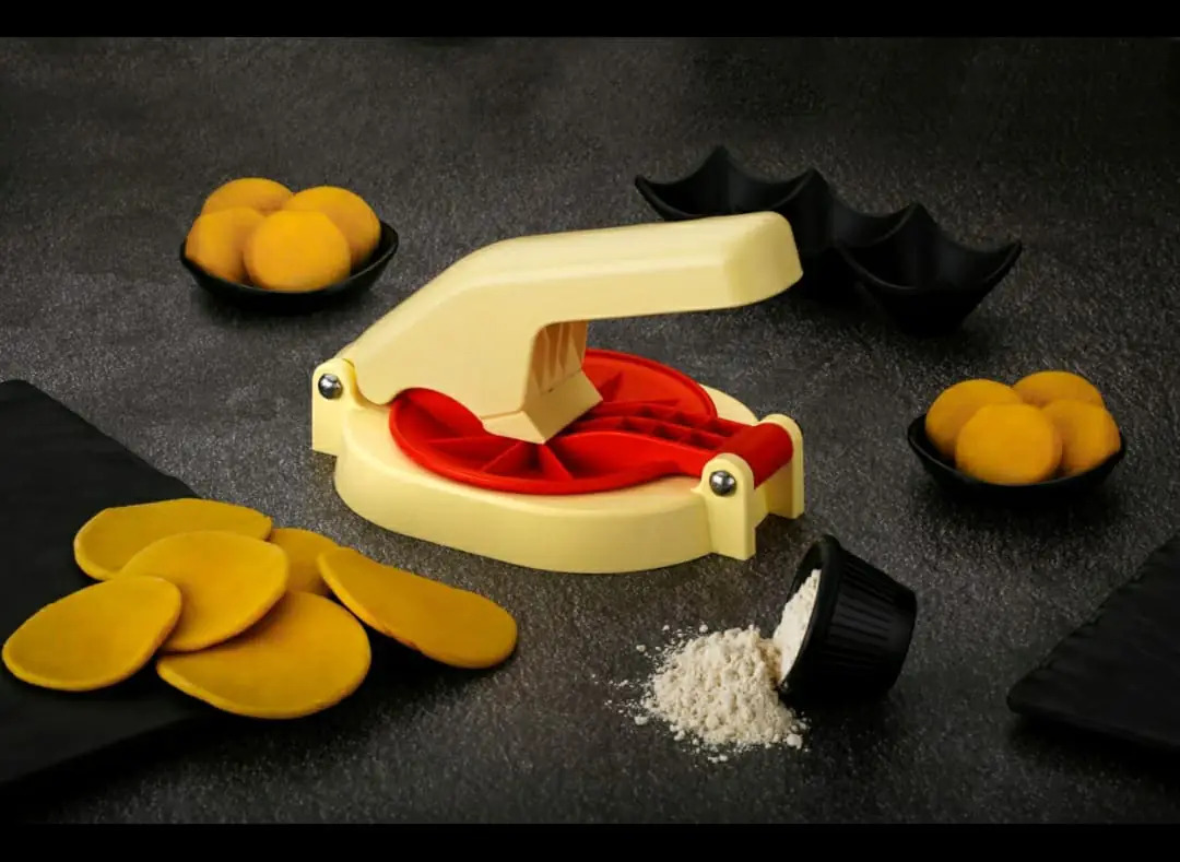 Multi Color Puri Maker With Handle Manual