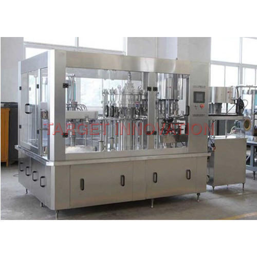 Automatic Juice Filling Machine - 120 Bottles/Hour Capacity, Stainless Steel, Silver | Computerized Control, Electric Drive, 12-Month Warranty