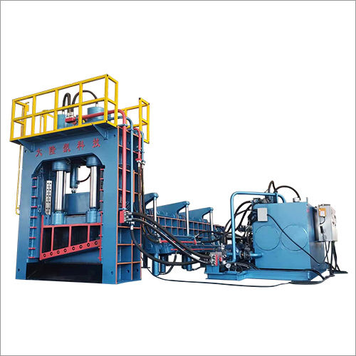 Blue Vetical Shear For Steel Scrap