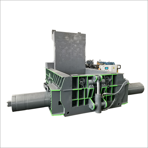 Hydraulic Metal Baler - Color: Gray