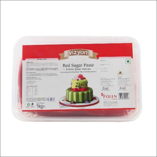 1Kg Vizyon Fondant Red Sugar Paste Pack Size: 1 Kg