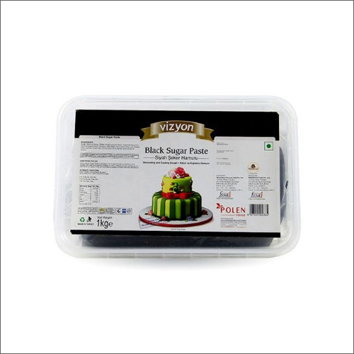 1Kg Vizyon Fondant Black Sugar Paste Pack Size: 1 Kg