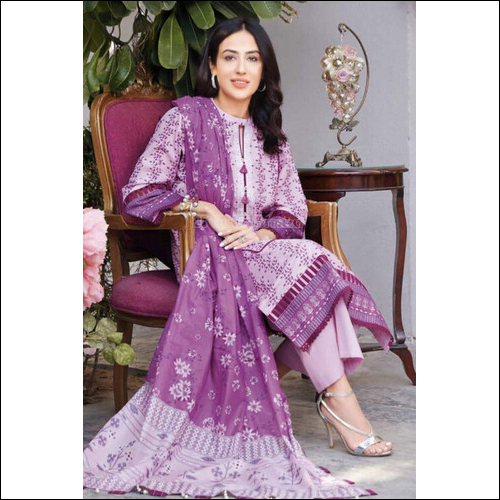 Pink Pakistani Gul Ahmed Mother Lawn