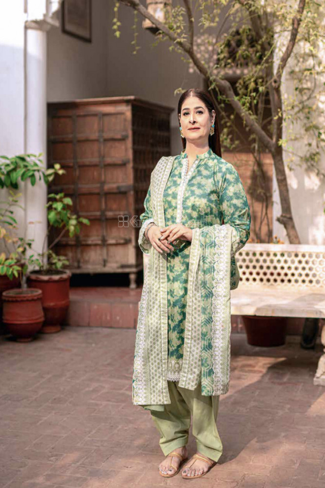 Pink Pakistani Gul Ahmed Mother Lawn