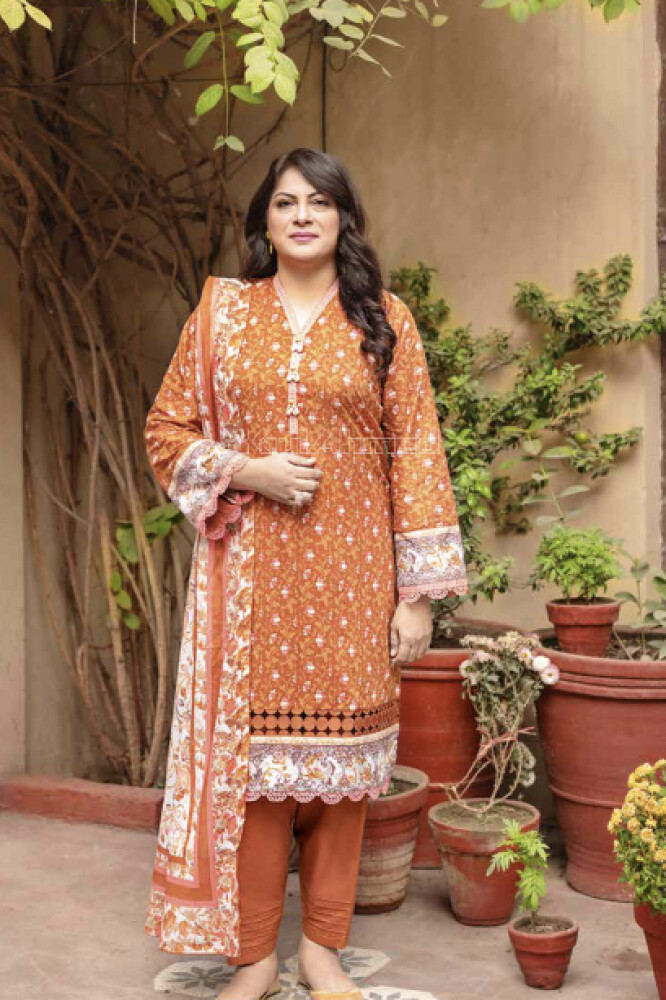 Pink Pakistani Gul Ahmed Mother Lawn