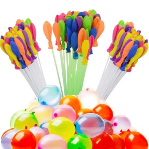 Holi Magic Water Balloons - 111 Pcs Automatic Fill & Tie, Multicolor Non-toxic Rubber For Fun Holi Celebrations
