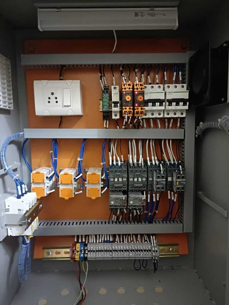 Three Phase Ro Control Panel With Multifunction Meter Base Material: Mild Steel