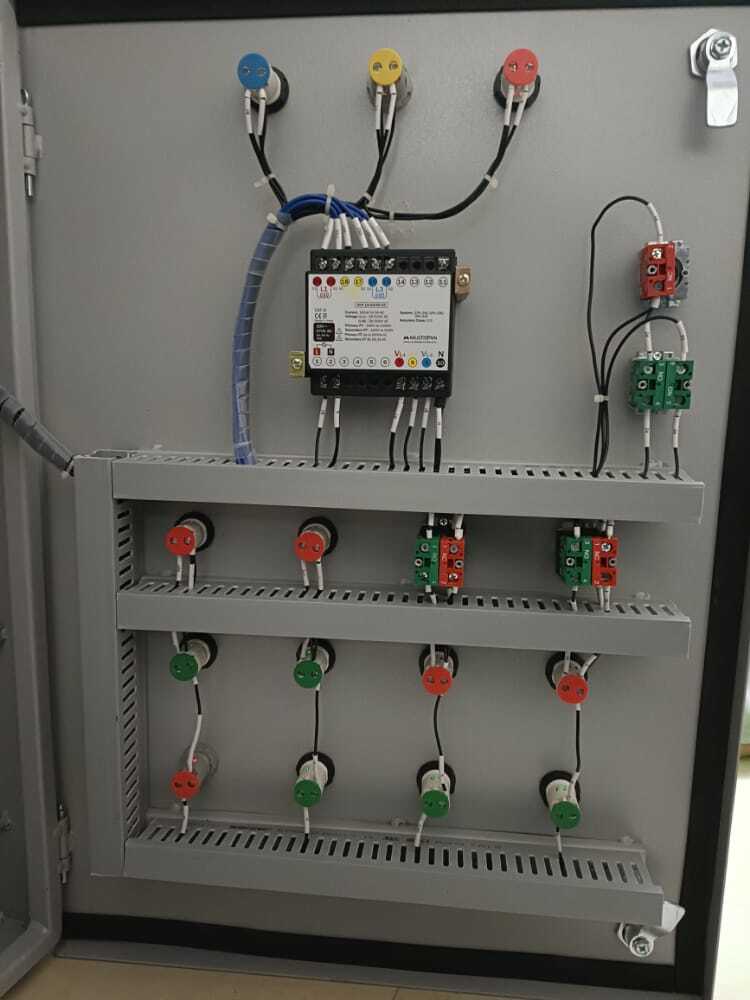Three Phase Ro Control Panel With Multifunction Meter Base Material: Mild Steel