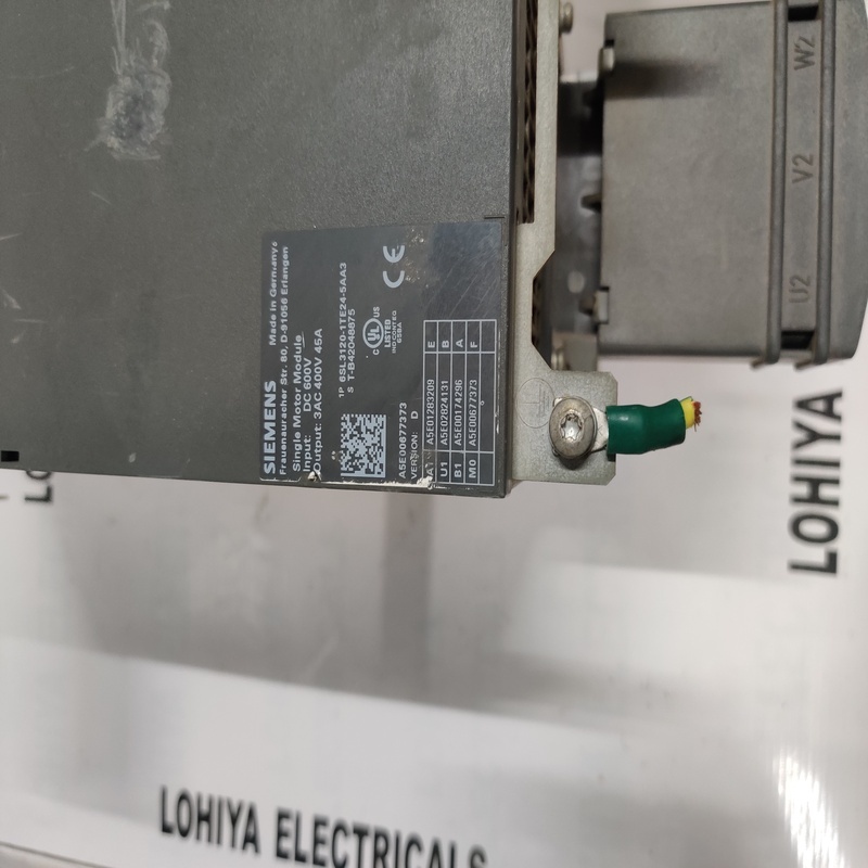 Siemens 6sl3120-1te24-5aa3 Sinamics S120 Single Motor Module