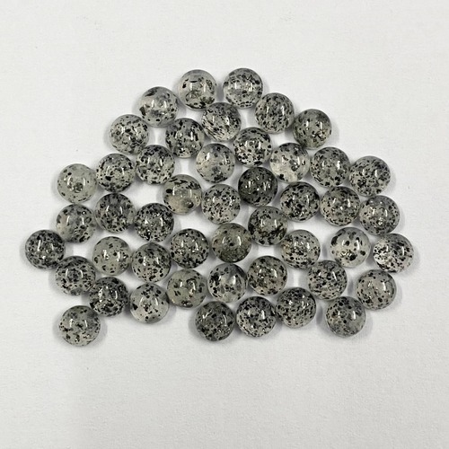 Black Sunstone Round Cabochon Loose Gemstones Grade: Aaa