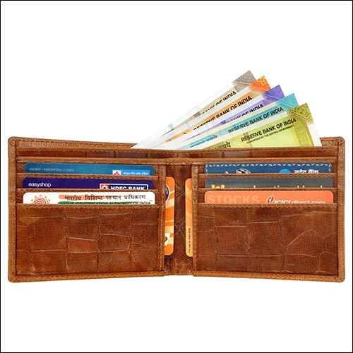 Modern Brown Leather Wallet
