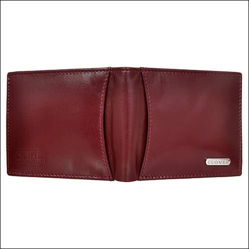 Modern Cherry Leather Wallet