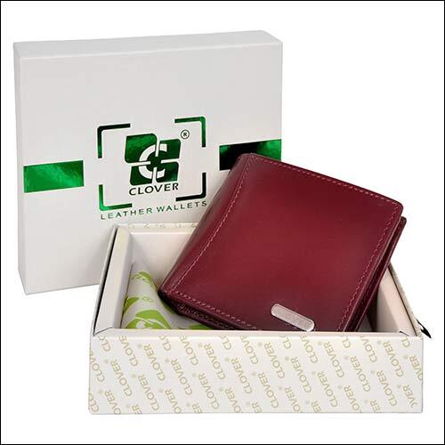 Modern Cherry Leather Wallet