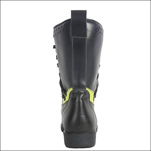 Black Protektor Fireman Safety Boot