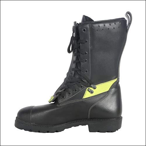 Black Protektor Fireman Safety Boot