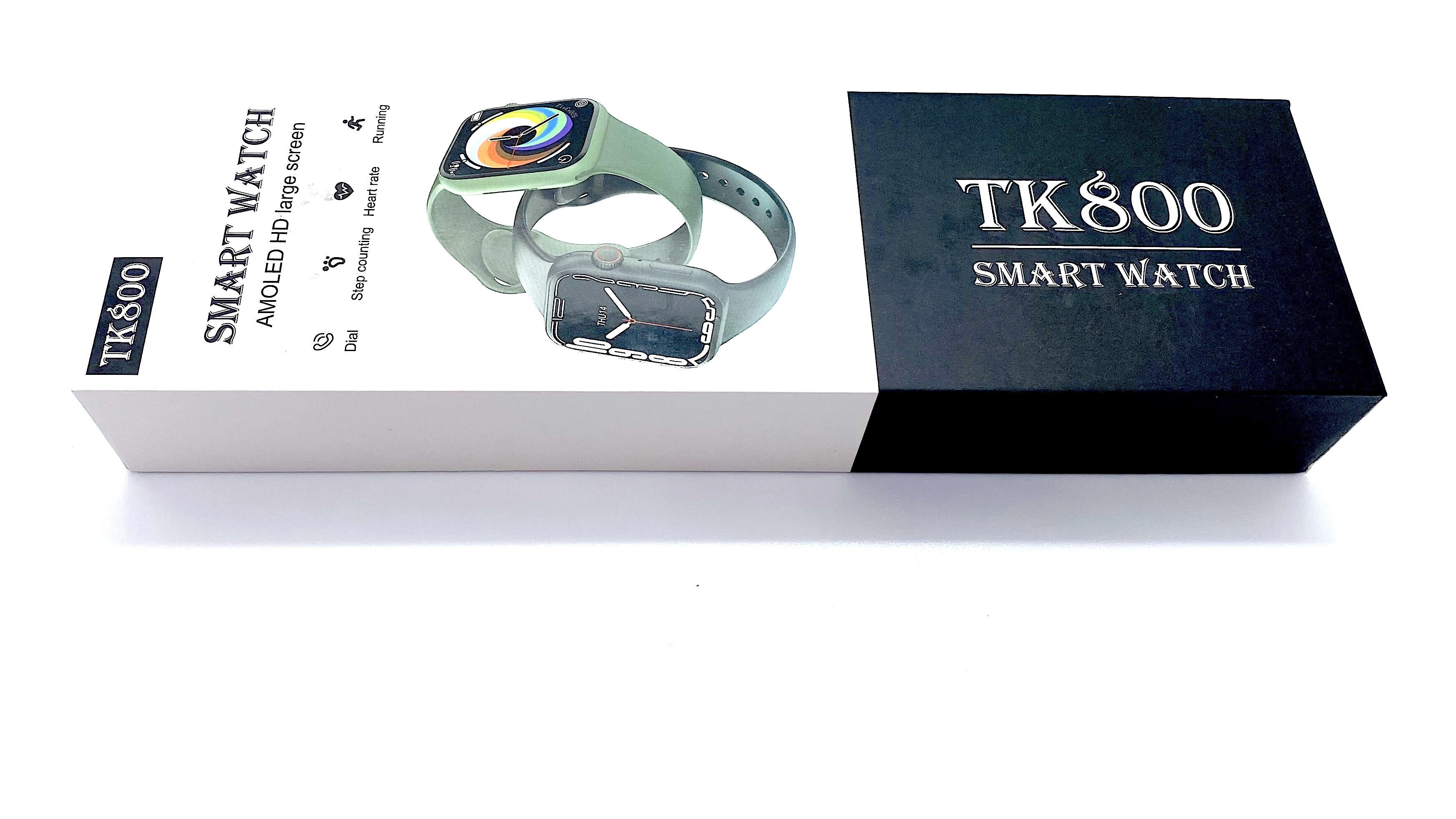 Tk800 Smart Watch - Bluetooth Connectivity, Heart & Sleep Monitoring, Pedometer & Step Counting, Calorie Consumption, Multi-language Support