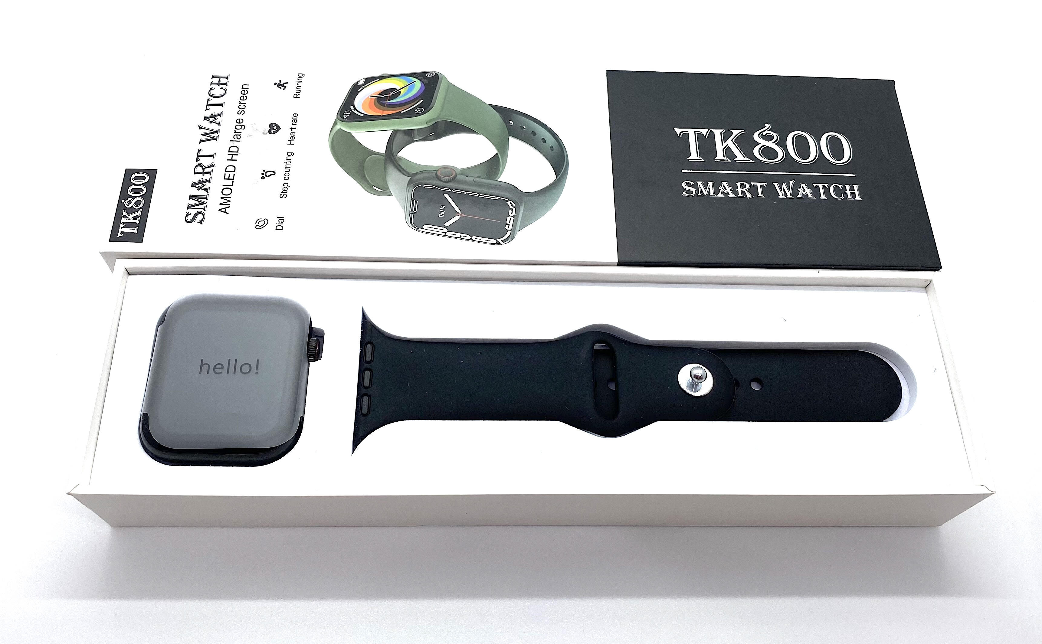 Tk800 Smart Watch - Bluetooth Connectivity, Heart & Sleep Monitoring, Pedometer & Step Counting, Calorie Consumption, Multi-language Support