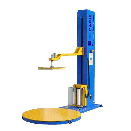 Pallet Stretch Wrapping Machine - Mild Steel, 800 kg Weight, 220 Volt | Durable, Heavy Duty, Highly Efficient, Rust Proof, Less Power Consumable