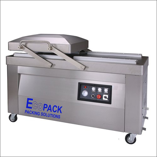 Double Chamber Vacuum Packing Machine - Stainless Steel, 1260x780x960 mm, Silver | Automatic, Durable, Heavy Duty, Highly Efficient, Rust Proof