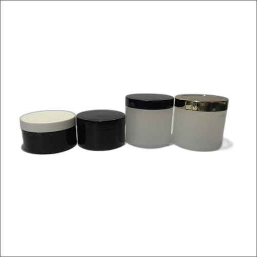 PP Cosmetic Cream Jar - Polypropylene Material , 100ml Capacity, Elegant White Color, Ideal for Creams and Skincare Products