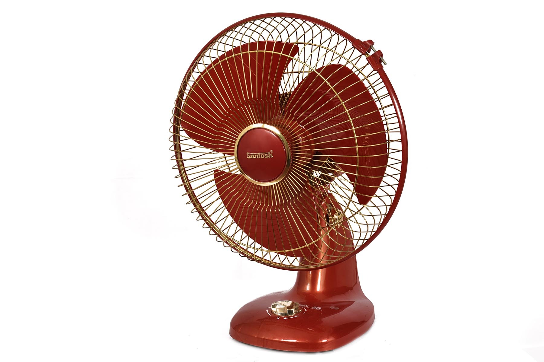 Plastic 12 Inch Sandy Gold Table Fan
