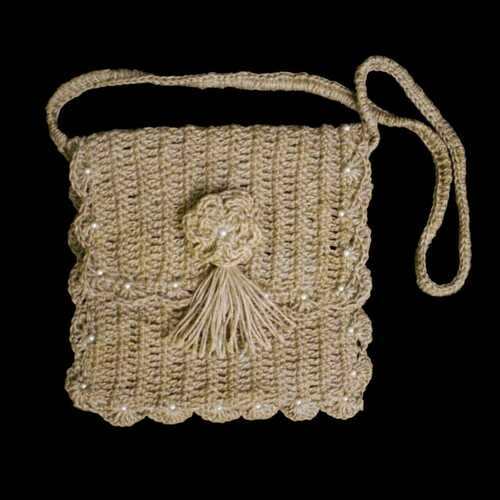 Women Hand Pure Jute Bag Design: New Design