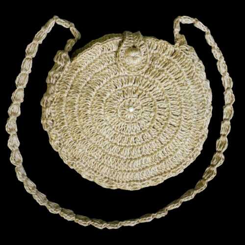 Women Hand Woven Pure Jute Shoulder Bag